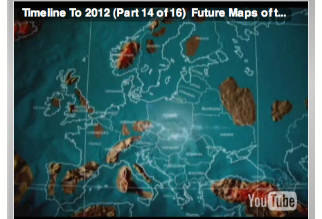 POSSIBLE FUTURE MAP OF EUROPE AFTER EARTH CHANGES